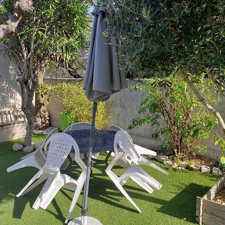 Reve Bleu, Maison T3 Frontignan Plage Avec Jardin, Mer A 250M, Clim & Parking Exterior foto
