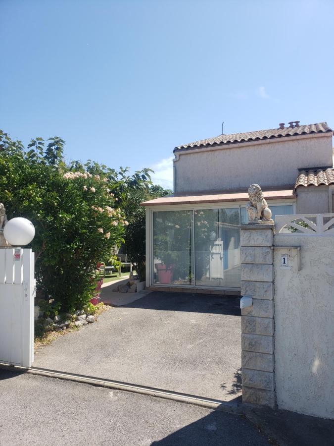 Reve Bleu, Maison T3 Frontignan Plage Avec Jardin, Mer A 250M, Clim & Parking Exterior foto