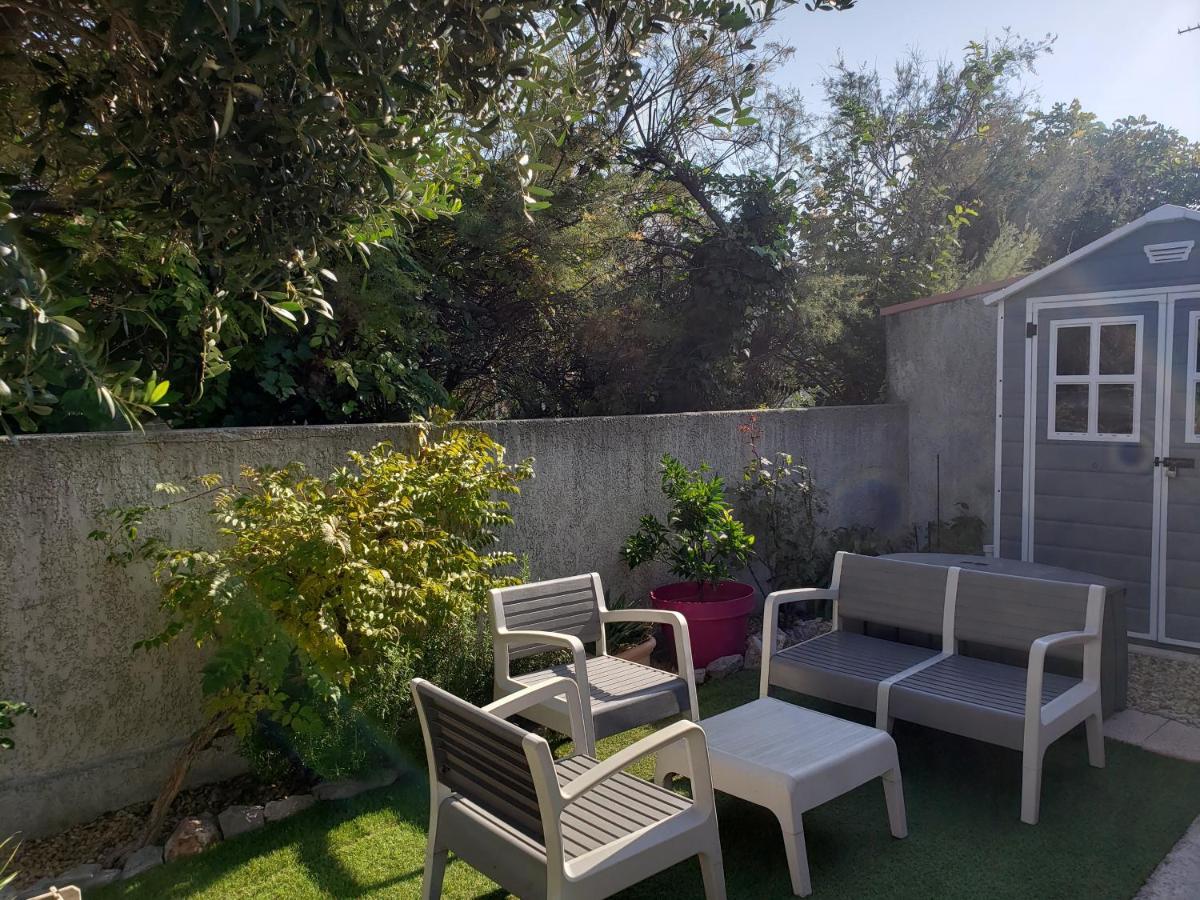 Reve Bleu, Maison T3 Frontignan Plage Avec Jardin, Mer A 250M, Clim & Parking Exterior foto