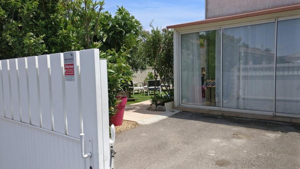 Reve Bleu, Maison T3 Frontignan Plage Avec Jardin, Mer A 250M, Clim & Parking Exterior foto